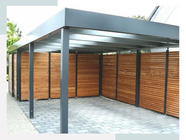 Навесы для парковки в Белове