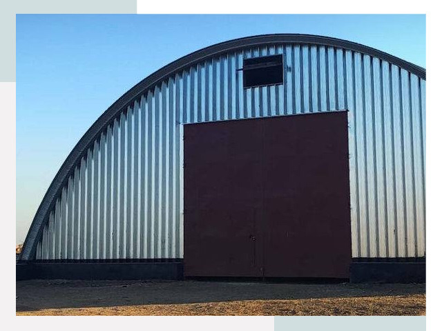 Бескаркасные ангары в Белове
