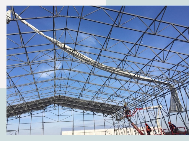 Шатровые ангары от 652 руб. в Белове и Кемеровской области