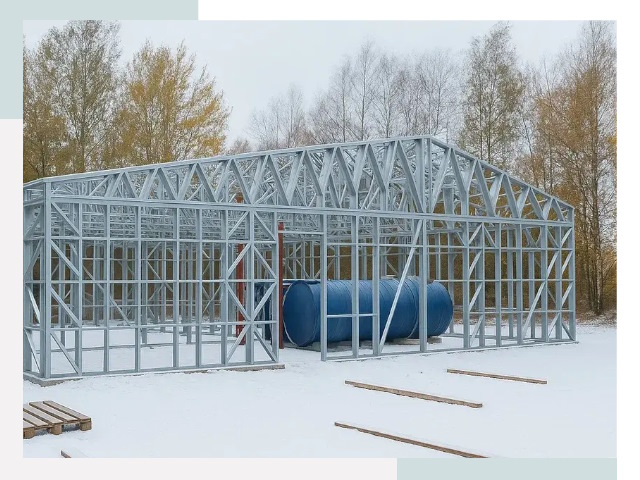 Металлические ангары в Белове