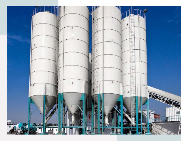 Строительство цементных силосов в Белове