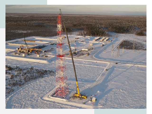 Мачты связи в Белове