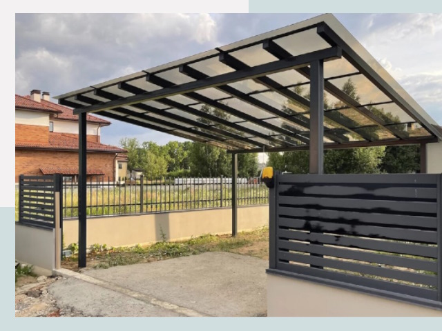 Металлические навесы в Белово от 652 руб. за м²