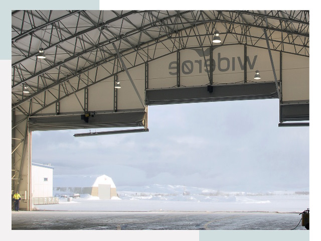 Ворота для ангаров в Белове