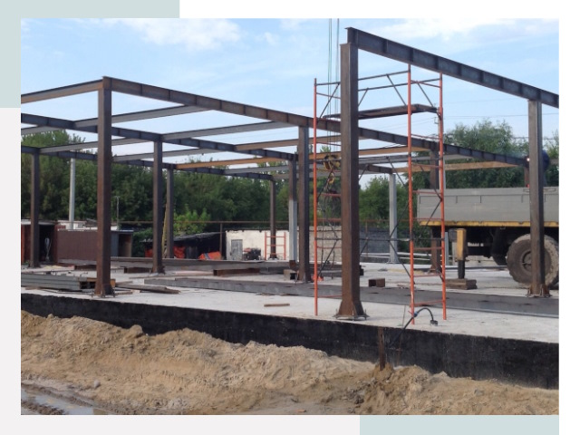 Фундамент для ангаров в Белове