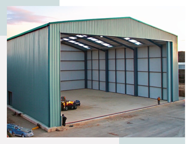 Строительство ангаров в Белове