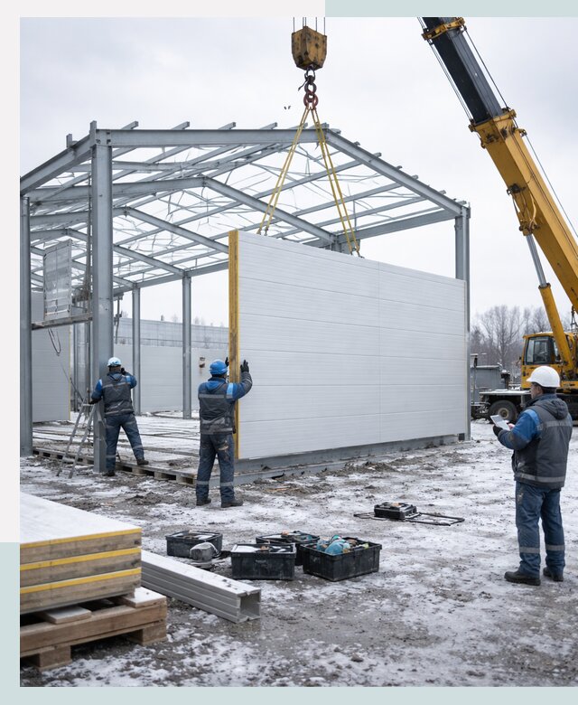 Строительство холодильных складов под ключ в Белове