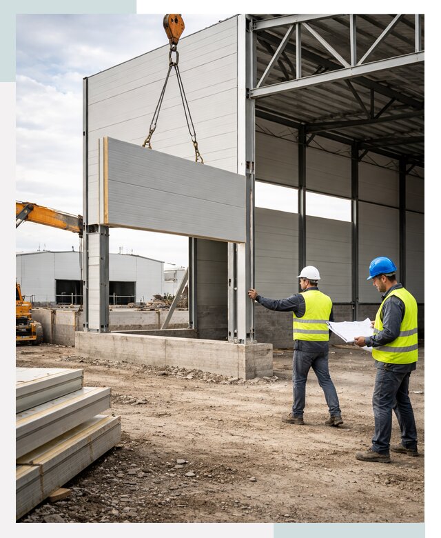 Склад из сэндвич панелей под ключ в Белове от 10316 р. | СтальСтрой-Блв