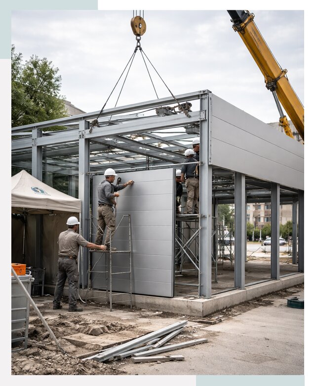 СтальСтрой-Блв: торговый павильон под ключ в Белове от 38007 р.