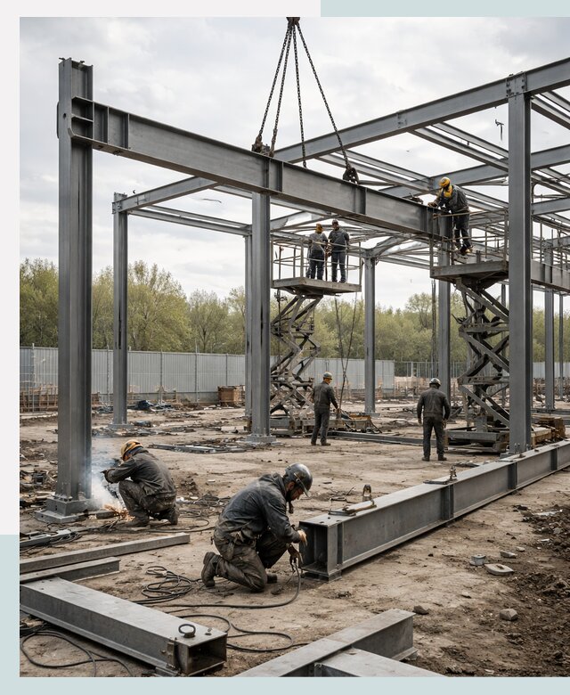 Строительство выставочных павильонов из металлоконструкций в Белове