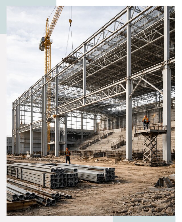 Строительство спортивных комплексов в Белове от 32577 р. | СтальСтрой-Блв